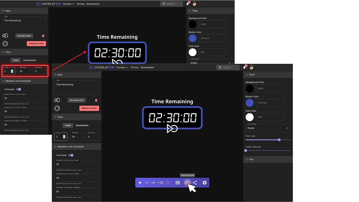 Generación del Overlay