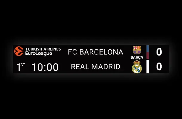 Plantilla de marcador Euroleague para OBS