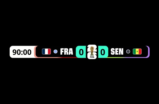 Ejemplo de marcador del Mundial 2026 para OBS (overlay de marcador)